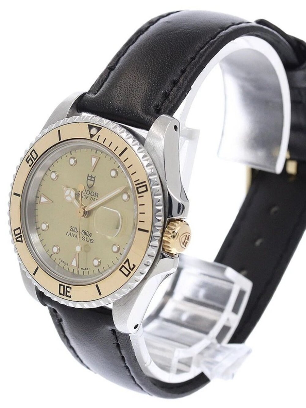 TUDOR Prince Date Mini Sub 73193 Cal.2671 gold Dial Automatic Boy's Watch_957166